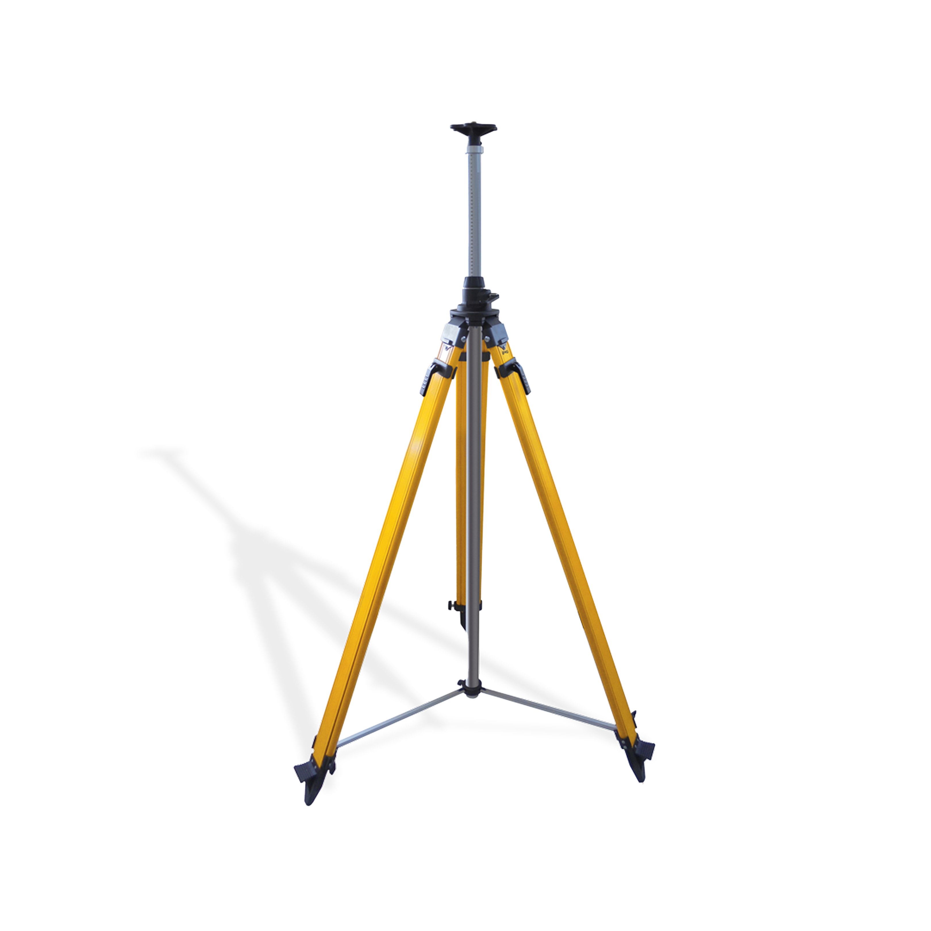 SitePro Fiberglass HD Elevator Dual Clamp Tall Tripod, Black Hardware