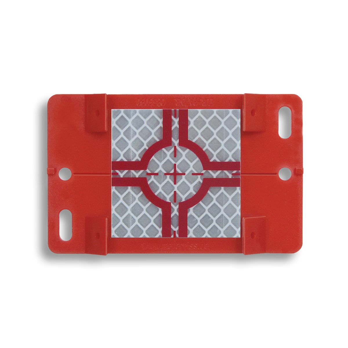 Red Carrier Plate with 60mm Target Reflector