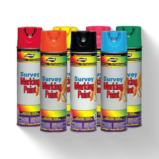 Aervoe Survey Marking Paint Fluorescent Colors (Case of 12)