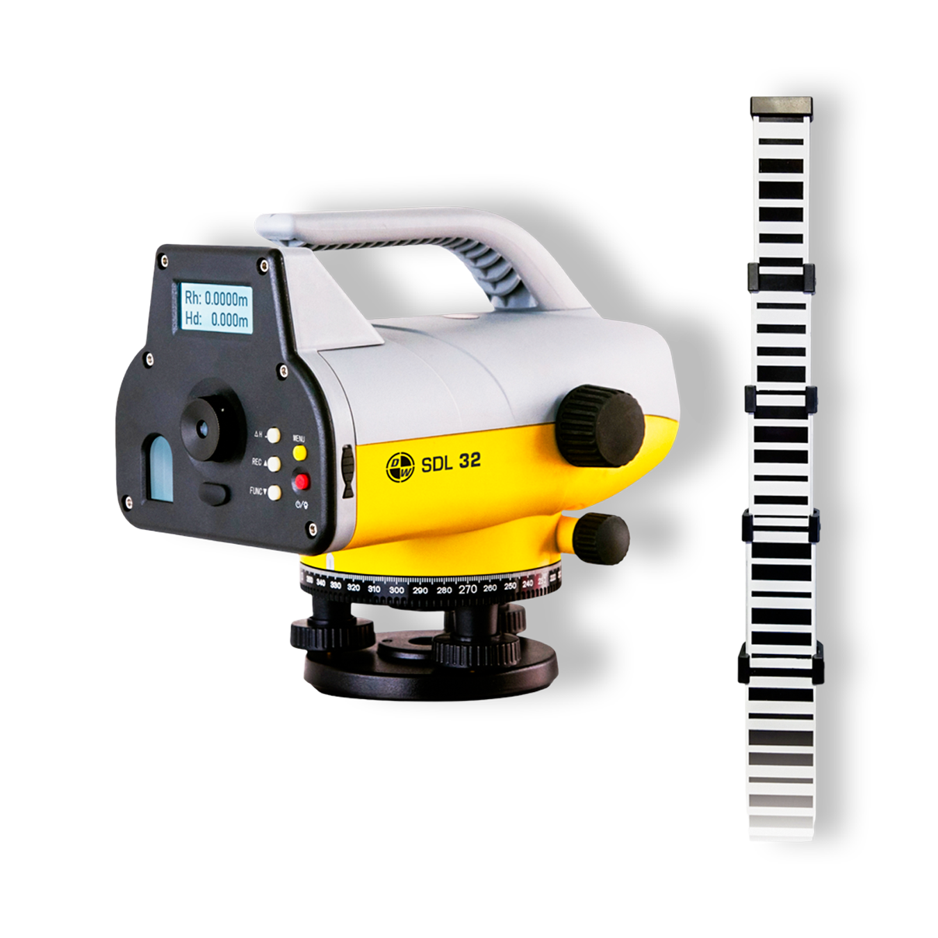 SitePro: SDL32 Digital Auto Level with Barcode Leveling Rod